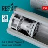 RESKIT RSU48-0469 F-4 (E, J, F, G, S) Phantom II exhaust nozzles for Meng kit (3D Printed) (1/48)